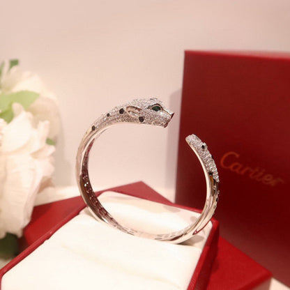 [LOXURA]PANTHERE BIG BRACELET DIAMONDS