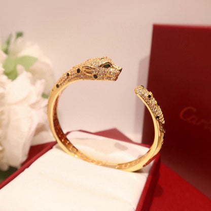 [LOXURA]PANTHERE BIG BRACELET DIAMONDS