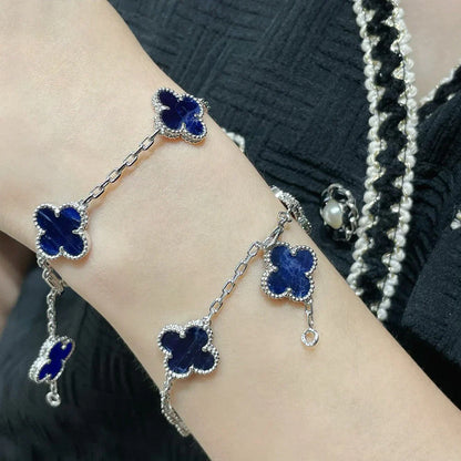 [LOXURA]CLOVER 5 MOTIF PIETERSITE BRACELET COLLECTION