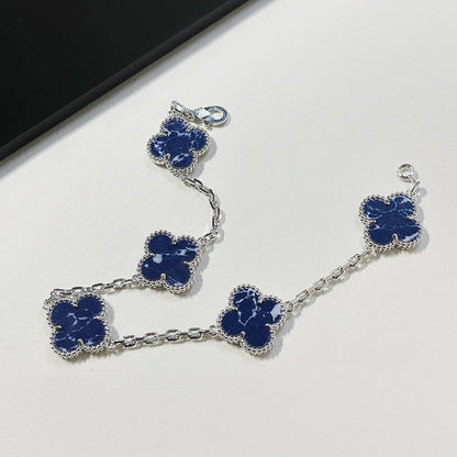[LOXURA]CLOVER 5 MOTIF PIETERSITE BRACELET COLLECTION