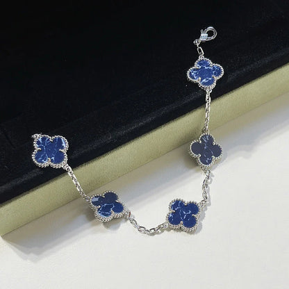 [LOXURA]CLOVER 5 MOTIF PIETERSITE BRACELET COLLECTION
