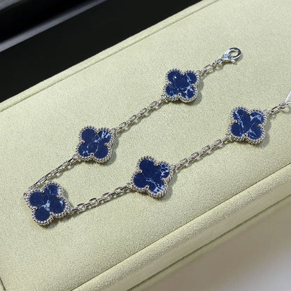 [LOXURA]CLOVER 5 MOTIF PIETERSITE BRACELET COLLECTION
