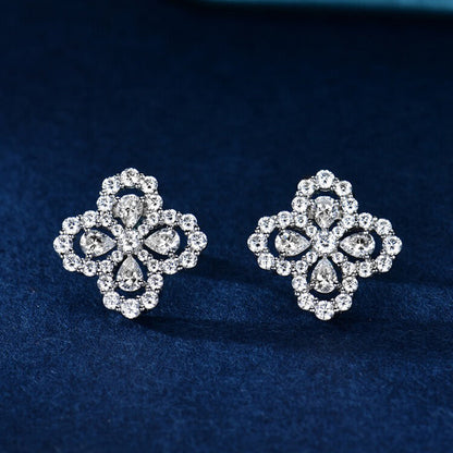 [LOXURA]LOOP EARRINGS FULL MOTIF DIAMOND 16MM