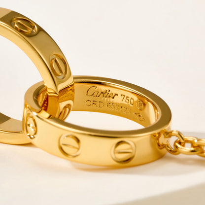 [LOXURA]LOVE BRACELET DOUBLE RING