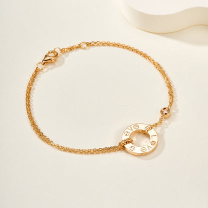 [LOXURA]LOVE BRACELET 2 DIAMOND