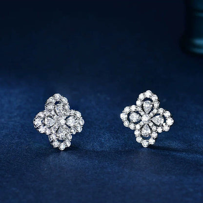 [LOXURA]LOOP EARRINGS FULL MOTIF DIAMOND 16MM