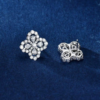 [LOXURA]LOOP EARRINGS FULL MOTIF DIAMOND 16MM