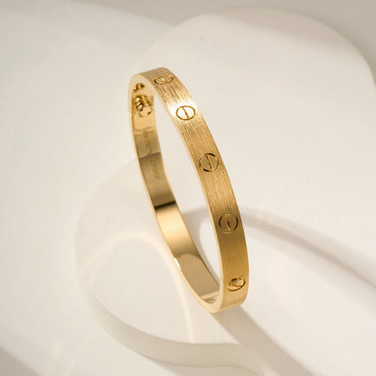 [LOXURA]LOVE BRACELET 6.1MM BRUSHED