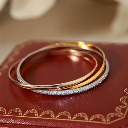 [LOXURA]TRINITY 2.8MM SMALL BRACELET