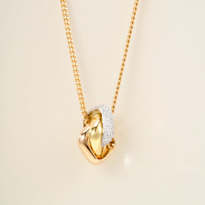 [LOXURA]TRINITY CUSHION NECKLACE COLLECTION