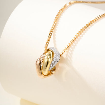 [LOXURA]TRINITY CUSHION NECKLACE COLLECTION
