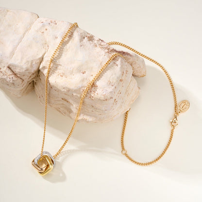 [LOXURA]TRINITY CUSHION NECKLACE COLLECTION