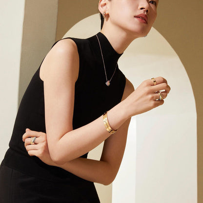 [LOXURA]TRINITY CUSHION NECKLACE COLLECTION