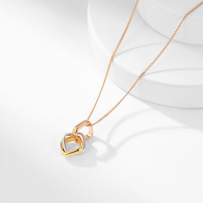 [LOXURA]TRINITY CUSHION NECKLACE COLLECTION