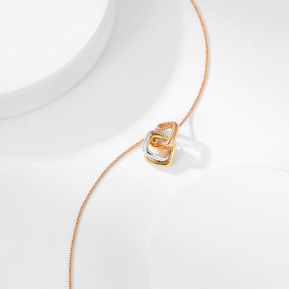 [LOXURA]TRINITY CUSHION NECKLACE COLLECTION