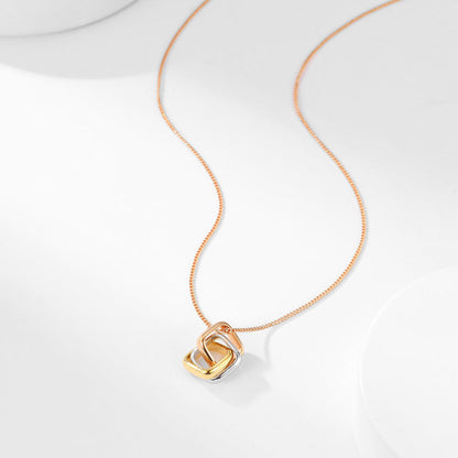 [LOXURA]TRINITY CUSHION NECKLACE COLLECTION