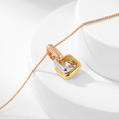 [LOXURA]TRINITY CUSHION NECKLACE COLLECTION