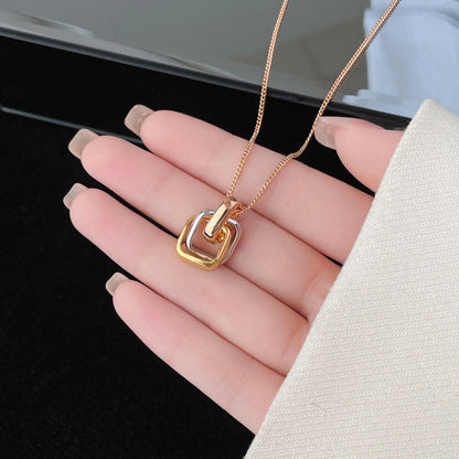 [LOXURA]TRINITY CUSHION NECKLACE COLLECTION