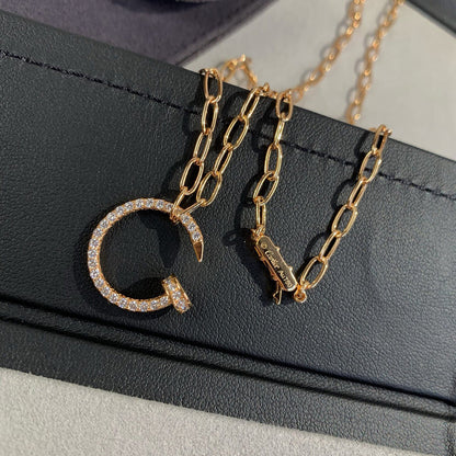 [LOXURA]JUSTE NECKLACE FULL DIAMONDS