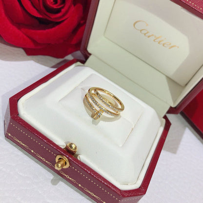 [LOXURA]JUSTE RING 4.8MM FULL DIAMOND
