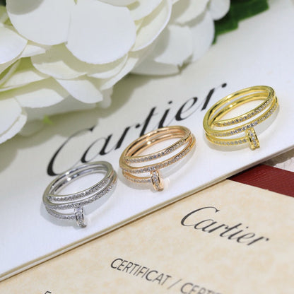 [LOXURA]JUSTE RING 4.8MM FULL DIAMOND