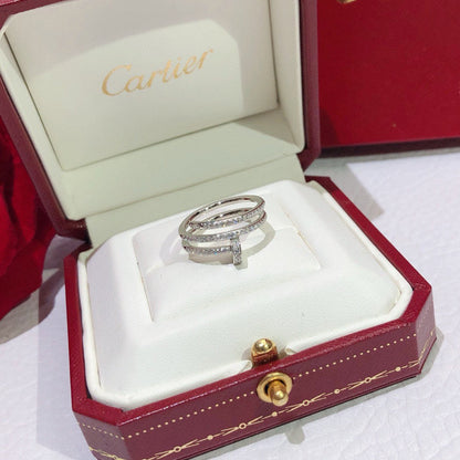 [LOXURA]JUSTE RING 4.8MM FULL DIAMOND