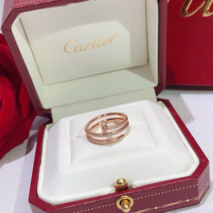 [LOXURA]JUSTE RING 4.8MM FULL DIAMOND