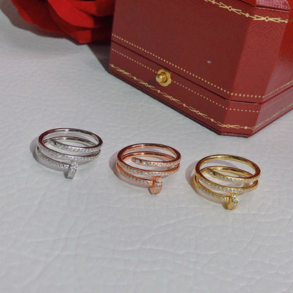 [LOXURA]JUSTE RING 4.8MM FULL DIAMOND
