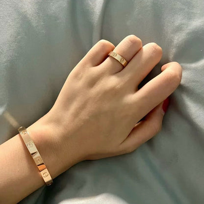 [LOXURA]LOVE RING 3.6 MM NO DIAMOND