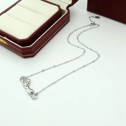 [LOXURA]PANTHERE FULL DIAMOND NECKLACE