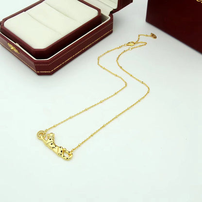 [LOXURA]PANTHERE FULL DIAMOND NECKLACE