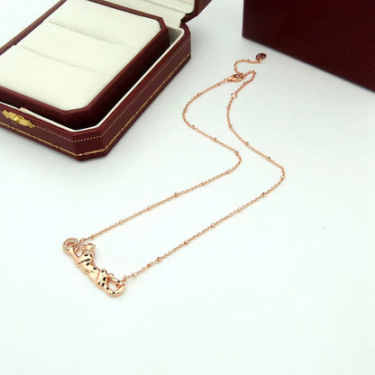 [LOXURA]PANTHERE FULL DIAMOND NECKLACE