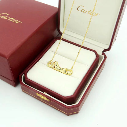 [LOXURA]PANTHERE FULL DIAMOND NECKLACE