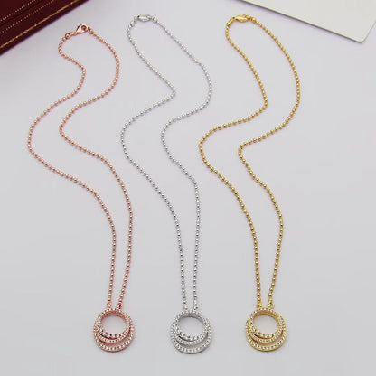 [LOXURA]ETINCELLE  FULL DIAMOND NECKLACE