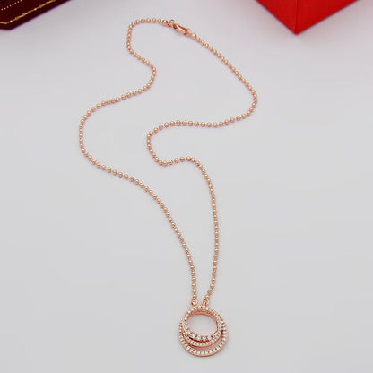 [LOXURA]ETINCELLE  FULL DIAMOND NECKLACE