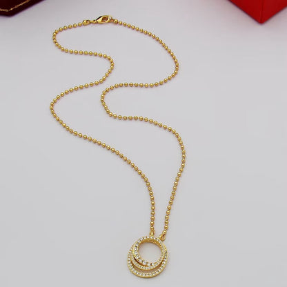 [LOXURA]ETINCELLE  FULL DIAMOND NECKLACE