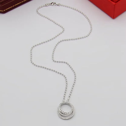 [LOXURA]ETINCELLE  FULL DIAMOND NECKLACE