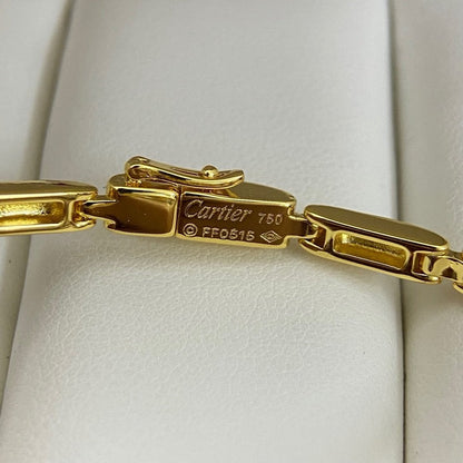 [LOXURA]PANTHERE HALF DIAMOND ON CHAIN BRACELET