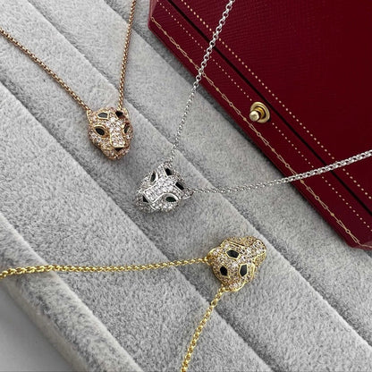 [LOXURA]PANTHERE FULL DIAMOND NECKLACE