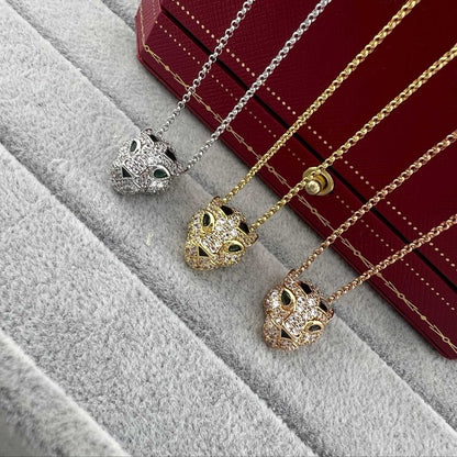 [LOXURA]PANTHERE FULL DIAMOND NECKLACE