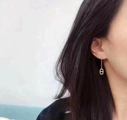 [LOXURA]CHAINE TASSEL EARRINGS