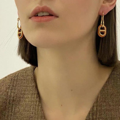 [LOXURA]HM O'MAILLON GOLD EARRINGS