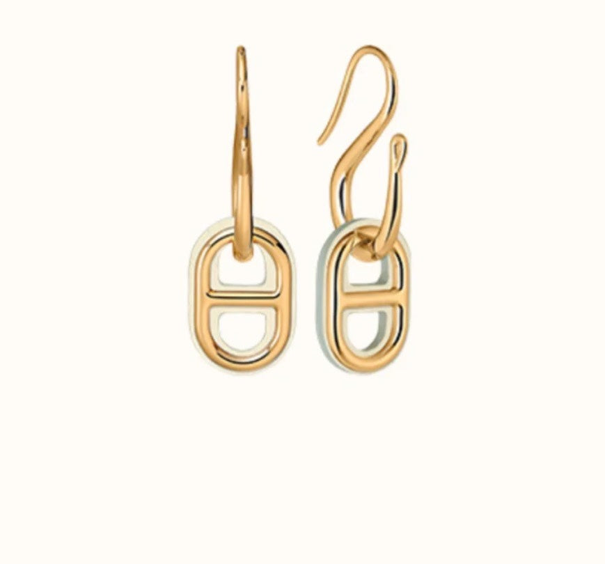 [LOXURA]HM O'MAILLON GOLD EARRINGS