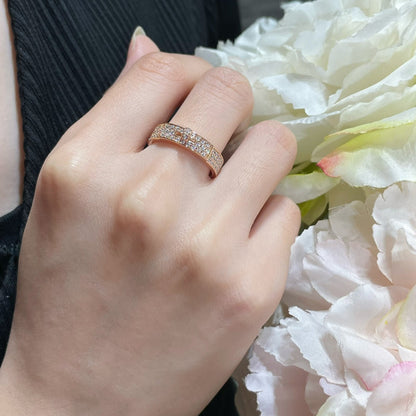 [LOXURA]KELLY PINK GOLD DIAMOND RING