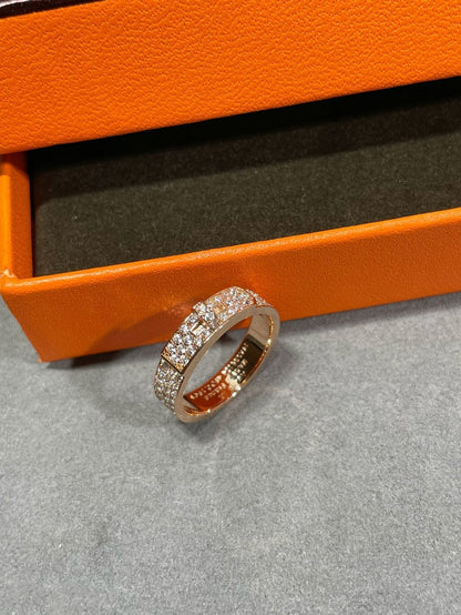 [LOXURA]KELLY PINK GOLD DIAMOND RING