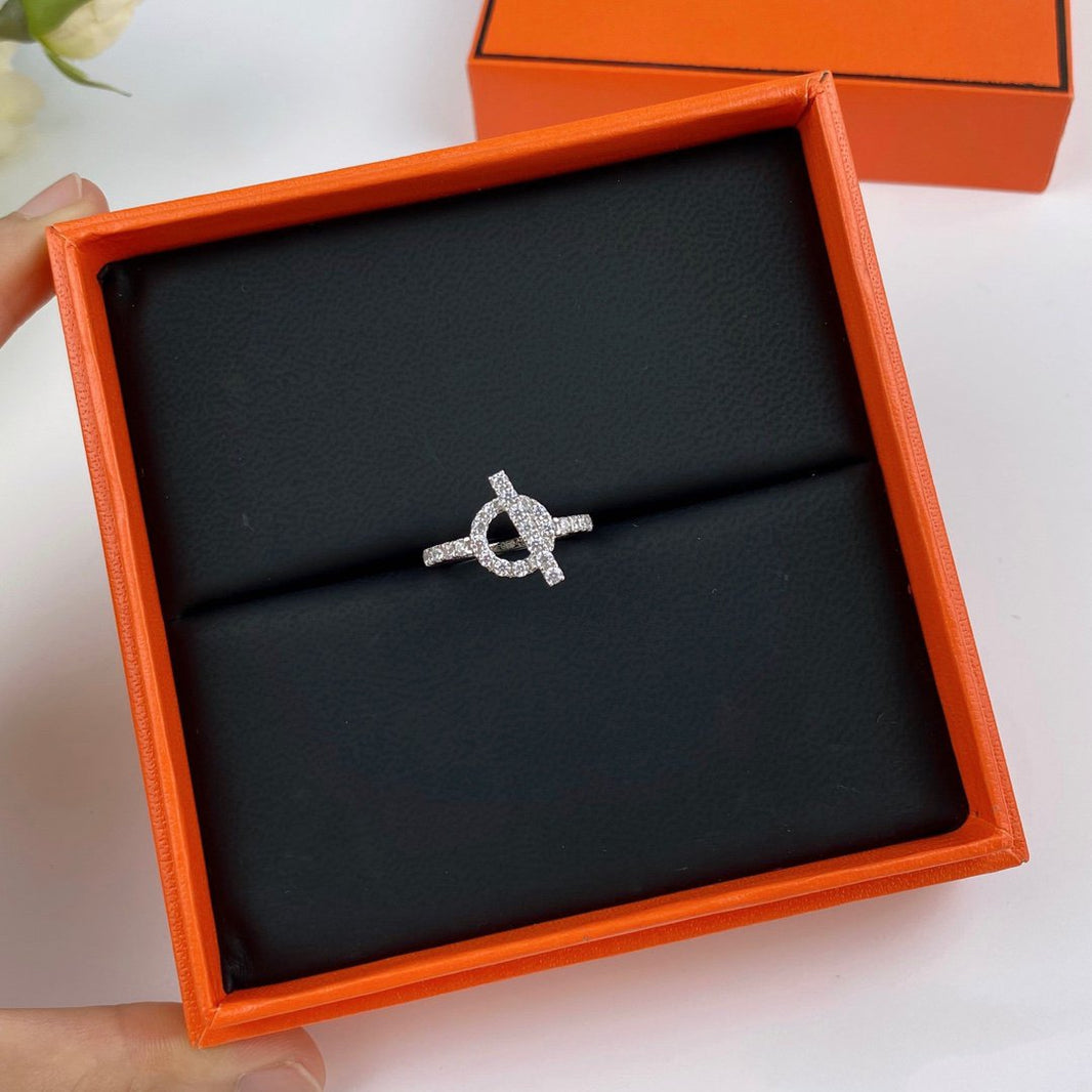 [LOXURA]ECHAPPEE RING SILVER DIAMOND