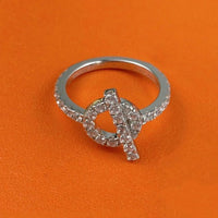 [LOXURA]ECHAPPEE RING SILVER DIAMOND