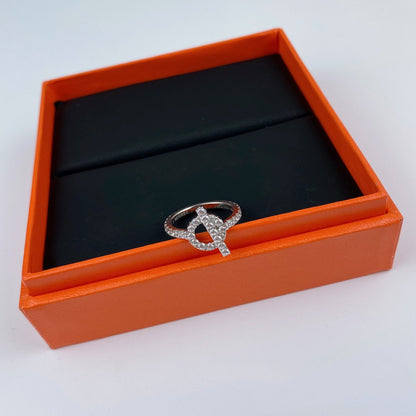 [LOXURA]ECHAPPEE RING SILVER DIAMOND