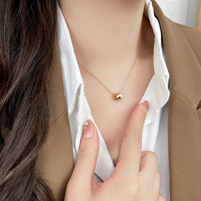 [LOXURA]BEE MINI PEDANT DIAMOND NECKLACE