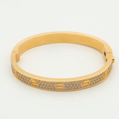 [LOXURA]LOVE BRACELET 6.1MM DIAMOND-PAVED